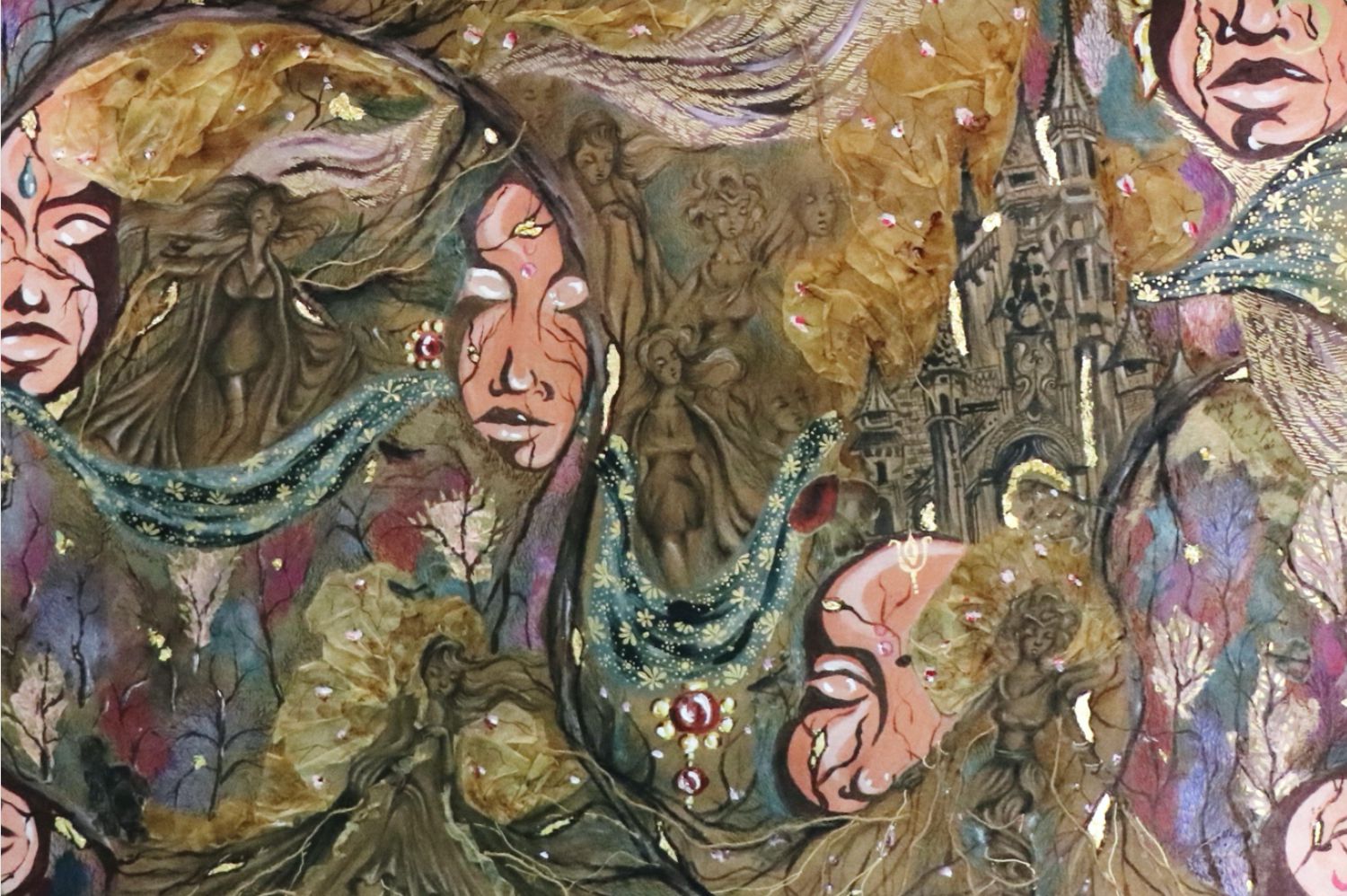 Under the canopy loom the fairies