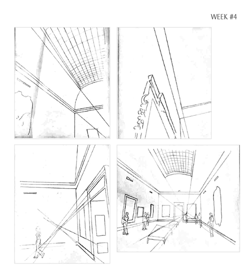 Architecture Projection View 4 - Perspective Study