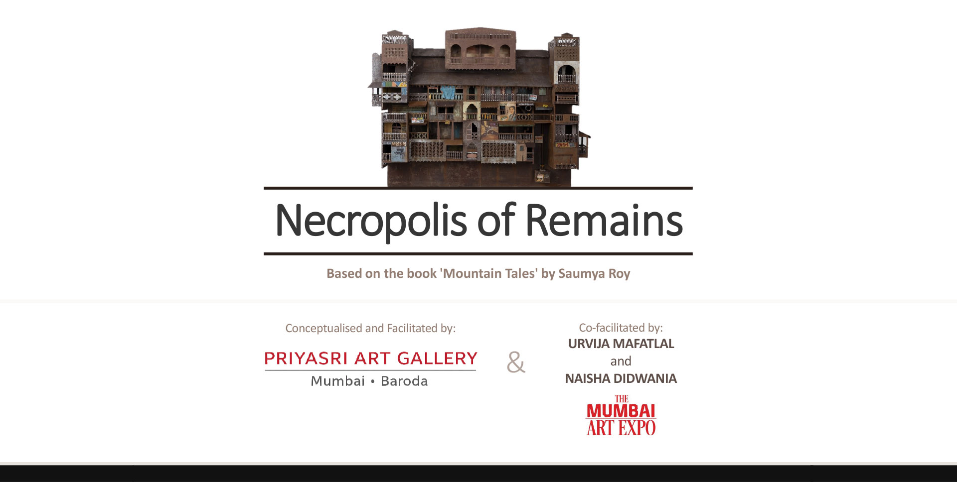 Project 2 - Necropolis of Remains - Based on the book 'Mountain Tales' - Curatorial Project by Naisha Didwania