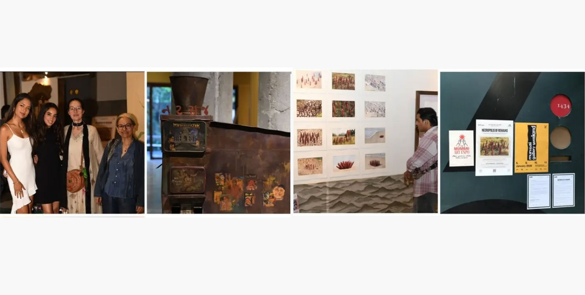 Project - A Group Exhibition ‘Necropolis of Remains’ at Mumbai Gallery Weekend reframes urban waste and memory. - Curatorial Project by Naisha Didwania